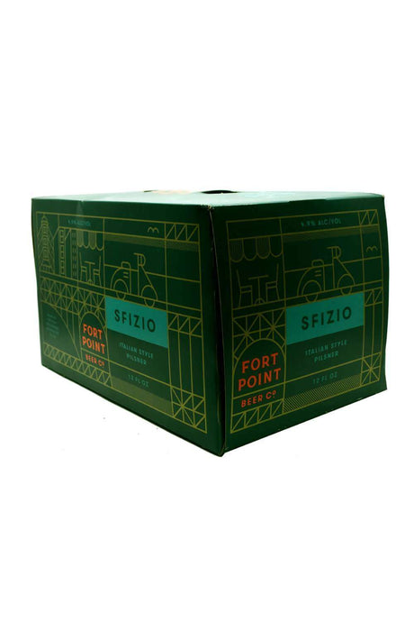 Bottle of Fort Point Beer Co. Sfizio Pilsner 6pk-Beer-Flatiron SF