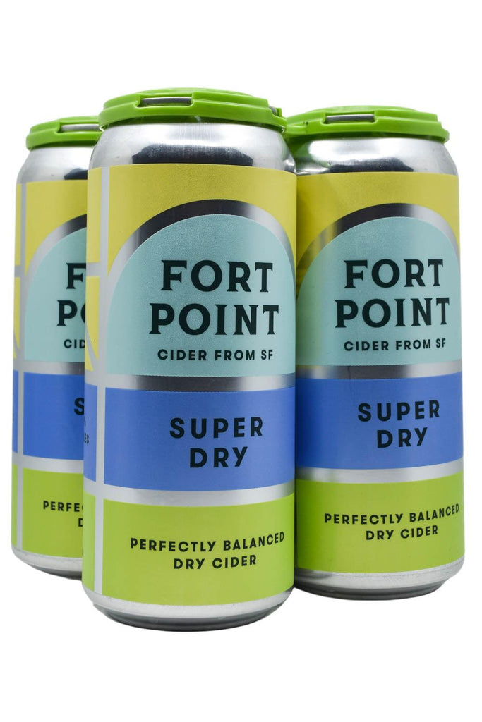 Bottle of Fort Point Beer Co. Super Dry Apple Cider 4pk (16oz)-Cider-Flatiron SF