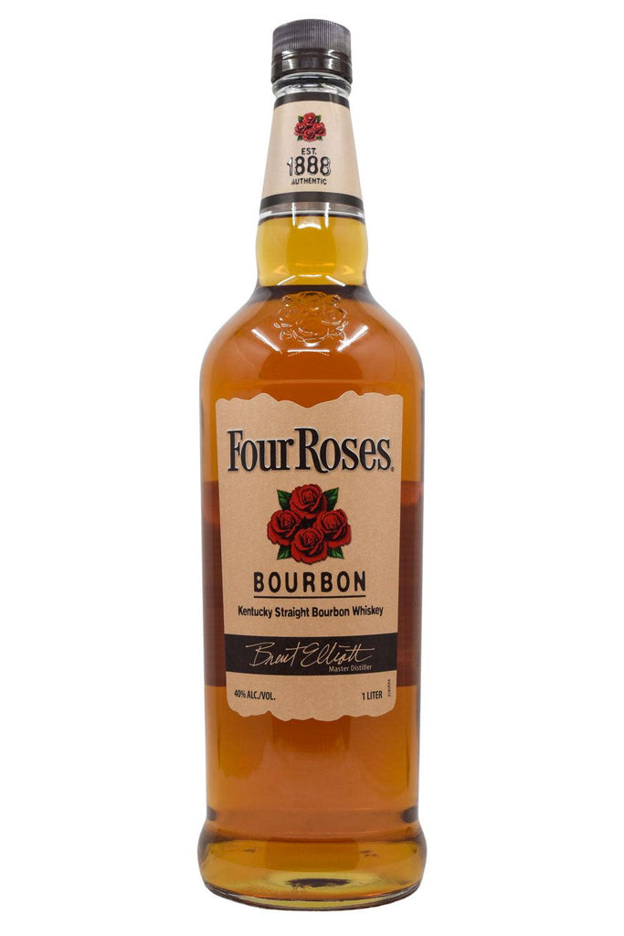 Bottle of Four Roses Kentucky Straight Bourbon Whiskey (1L)-Spirits-Flatiron SF