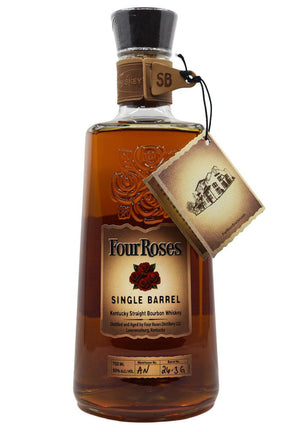 Bottle of Four Roses Single Barrel Bourbon Whiskey-Spirits-Flatiron SF