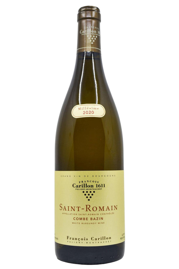 Bottle of Francois Carillon Saint-Romain Combe Bazin 2020-White Wine-Flatiron SF