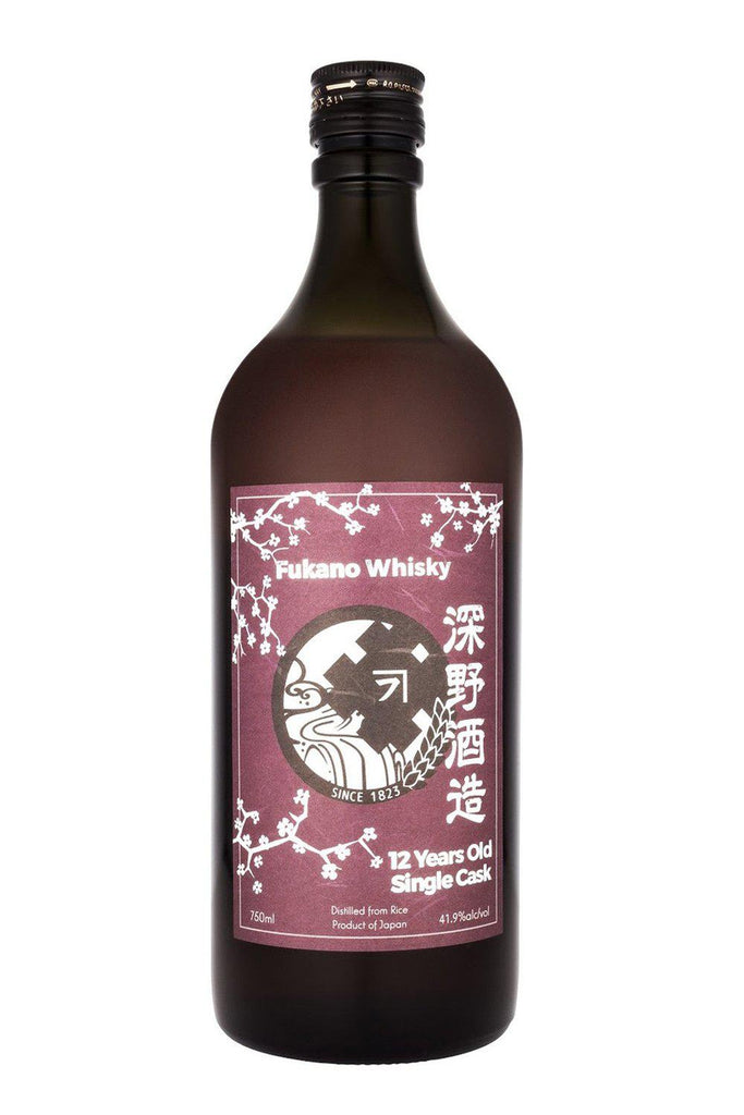 Bottle of Fukano Distillery 12 year Single Cask Japanese Whisky-Spirits-Flatiron SF