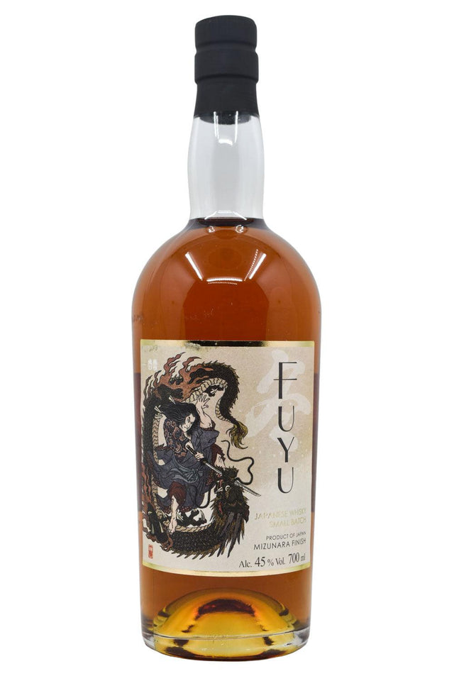 Bottle of Fuyu Japanese Whiskey Mizunara Oak Finish 90pf (700ml)-Spirits-Flatiron SF