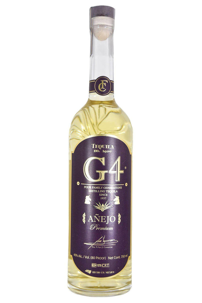Bottle of G4 Tequila Anejo-Spirits-Flatiron SF