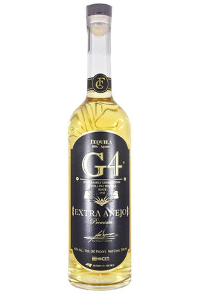 Bottle of G4 Tequila Extra Anejo-Spirits-Flatiron SF