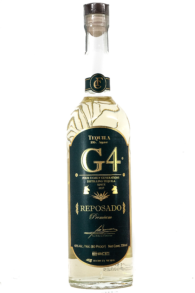 Bottle of G4 Tequila Reposado-Spirits-Flatiron SF