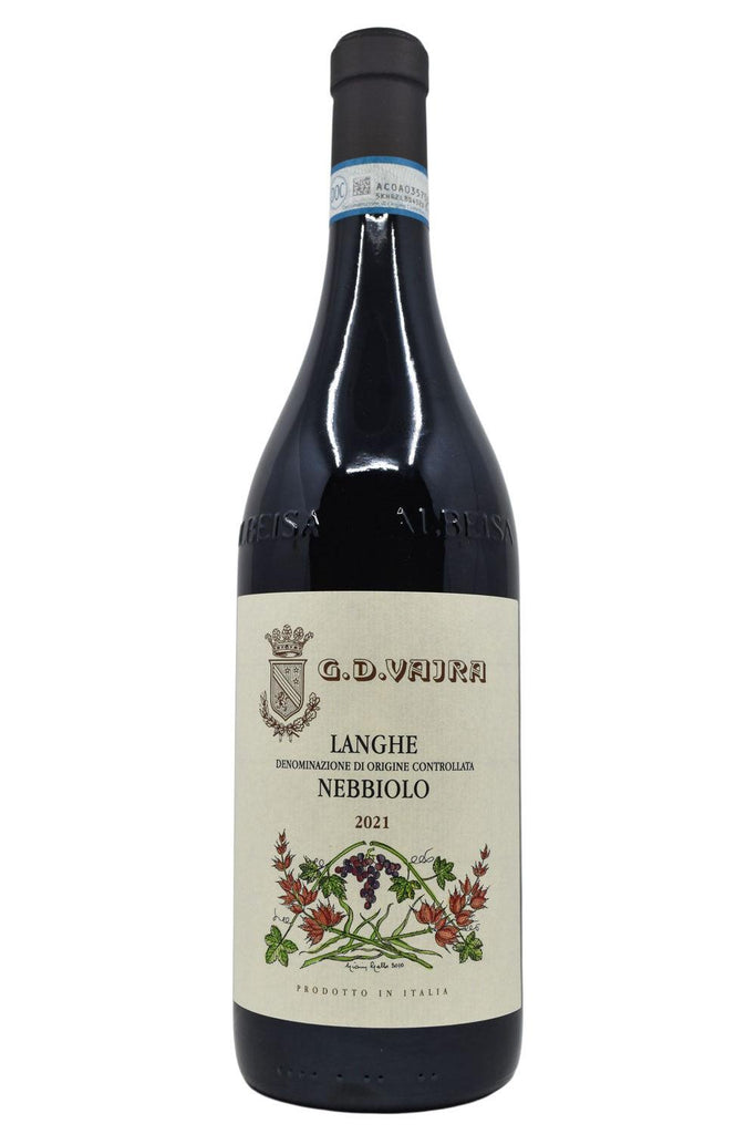 Bottle of G.D. Vajra Langhe Nebbiolo 2021-Red Wine-Flatiron SF