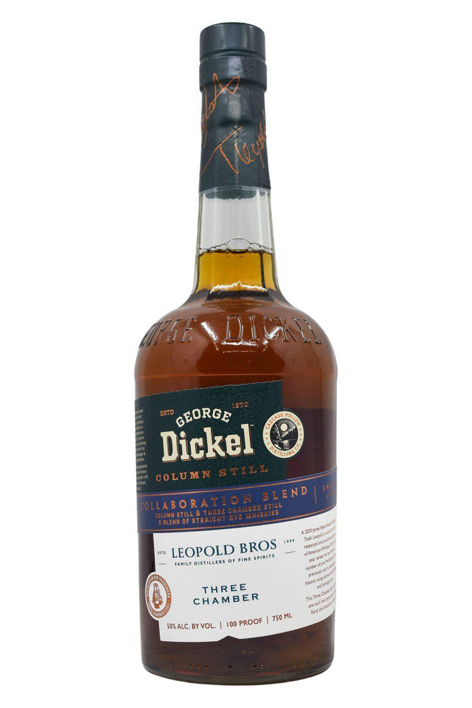 Bottle of George Dickel x Leopold Bros Collaboration Blend Rye Whisky-Spirits-Flatiron SF