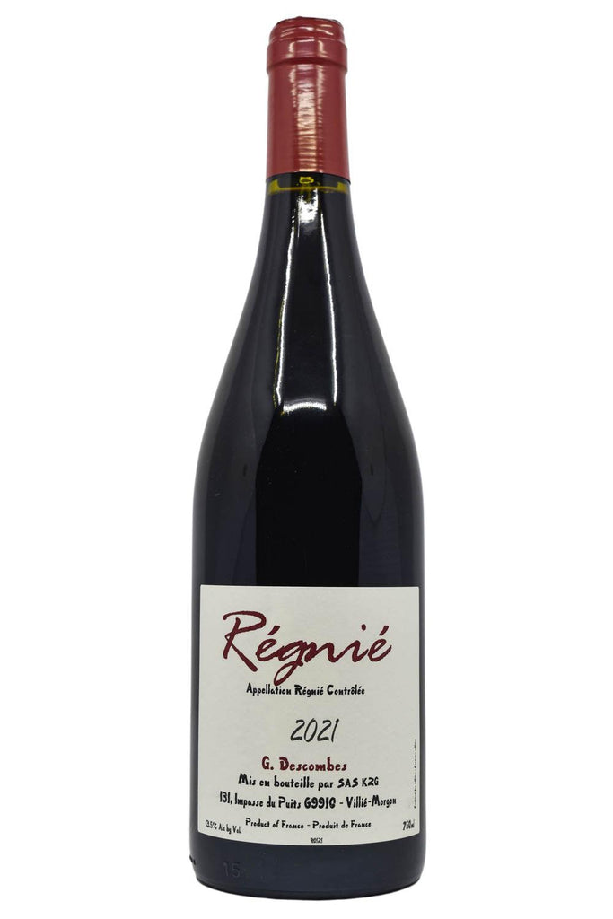 Bottle of Georges Descombes Regnie 2021-Red Wine-Flatiron SF