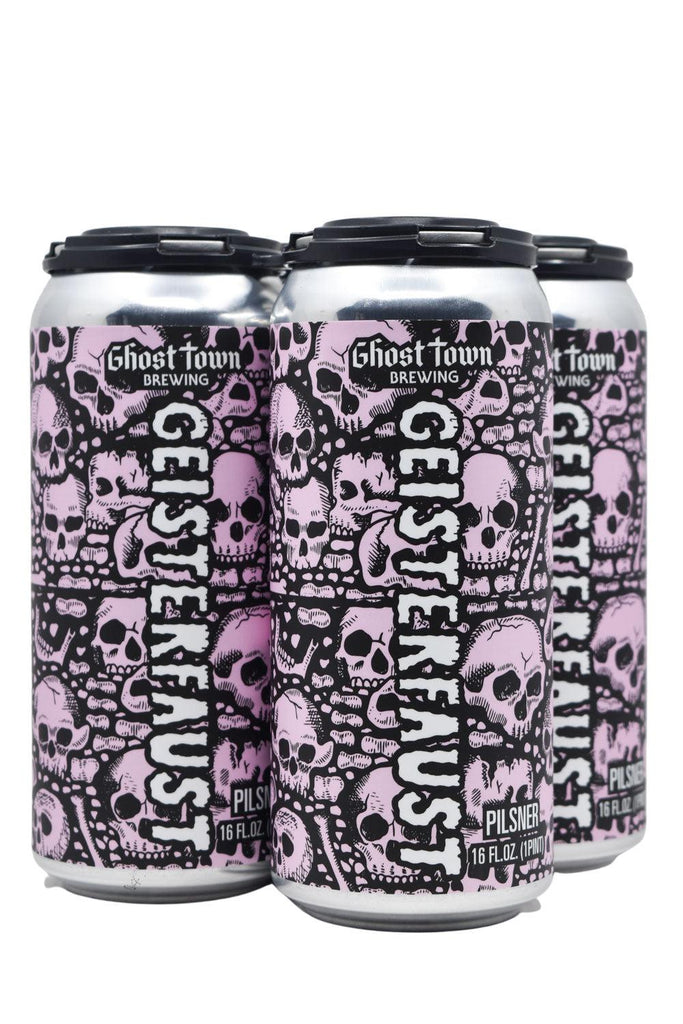 Bottle of Ghost Town Brewing Co. Geisterfaust Pilsner 4pk-Beer-Flatiron SF