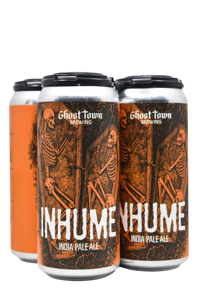 Bottle of Ghost Town Brewing Co. Inhume West Coast IPA 4pk-Beer-Flatiron SF
