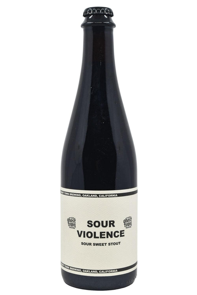Bottle of Ghost Town Brewing Co. Sour Violence Sour Sweet Stout (500ml)-Beer-Flatiron SF