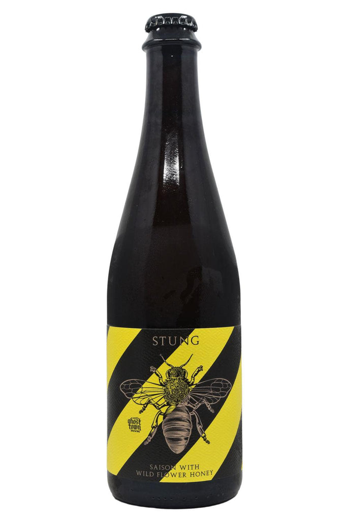 Bottle of Ghost Town Brewing Co. Stung Wild Saison (500ml)-Beer-Flatiron SF