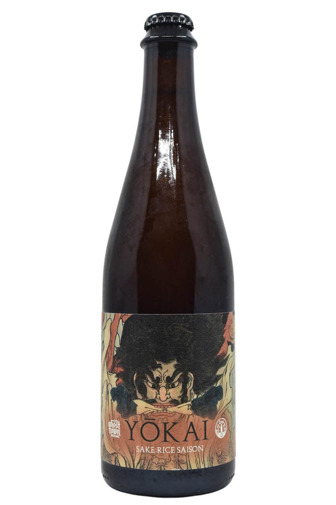Bottle of Ghost Town Brewing Co. Yokai Sake Rice Saison (500ml)-Beer-Flatiron SF