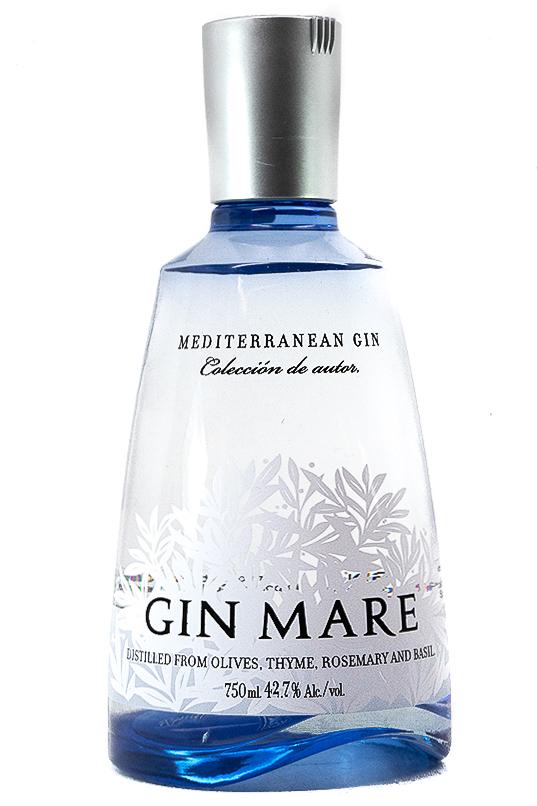 Bottle of Gin Mare Mediterranean Gin-Spirits-Flatiron SF
