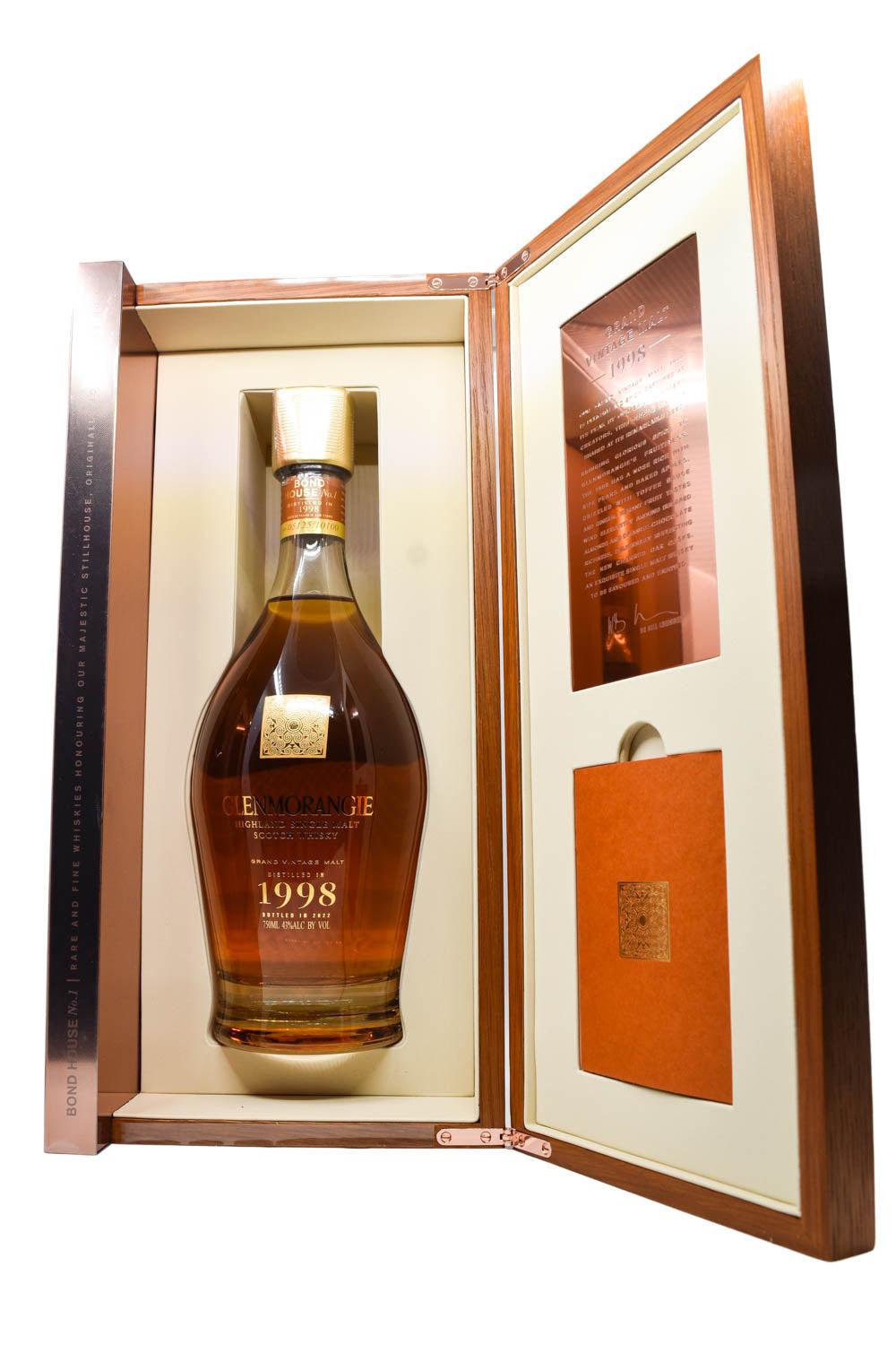 Bottle of Glenmorangie Scotch Grand Vintage Malt 1998-Spirits-Flatiron SF
