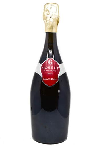 Bottle of Gosset Champagne Grande Reserve Brut NV-Sparkling Wine-Flatiron SF