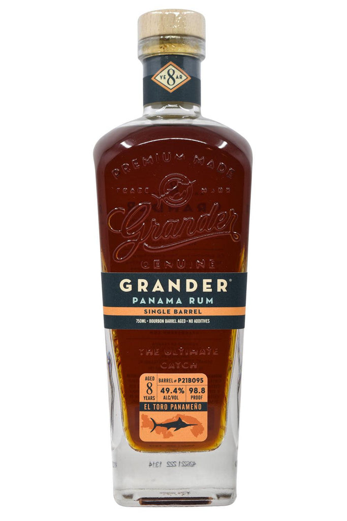 Bottle of Grander Rum 8 Year Single Barrel El Toro Panameno-Spirits-Flatiron SF
