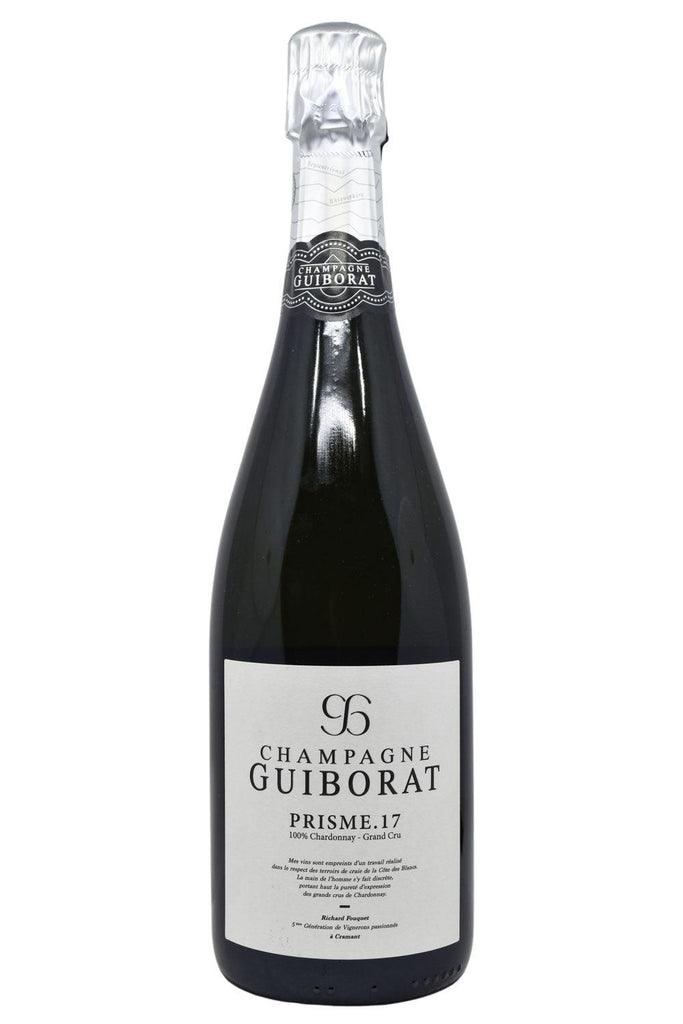 Bottle of Guiborat Champagne BdB Grand Cru Extra Brut Prisme.17 NV-Sparkling Wine-Flatiron SF