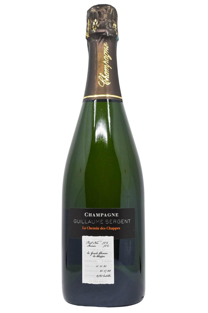 Bottle of Guillaume Sergent Champagne BdN Chemin des Chappes [Disg. 7.22] NV-Sparkling Wine-Flatiron SF