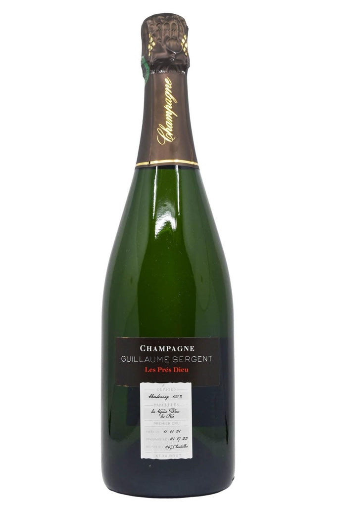 Bottle of Guillaume Sergent Champagne Extra Brut Les Pres Dieu [Disg. 7.22] NV-Sparkling Wine-Flatiron SF