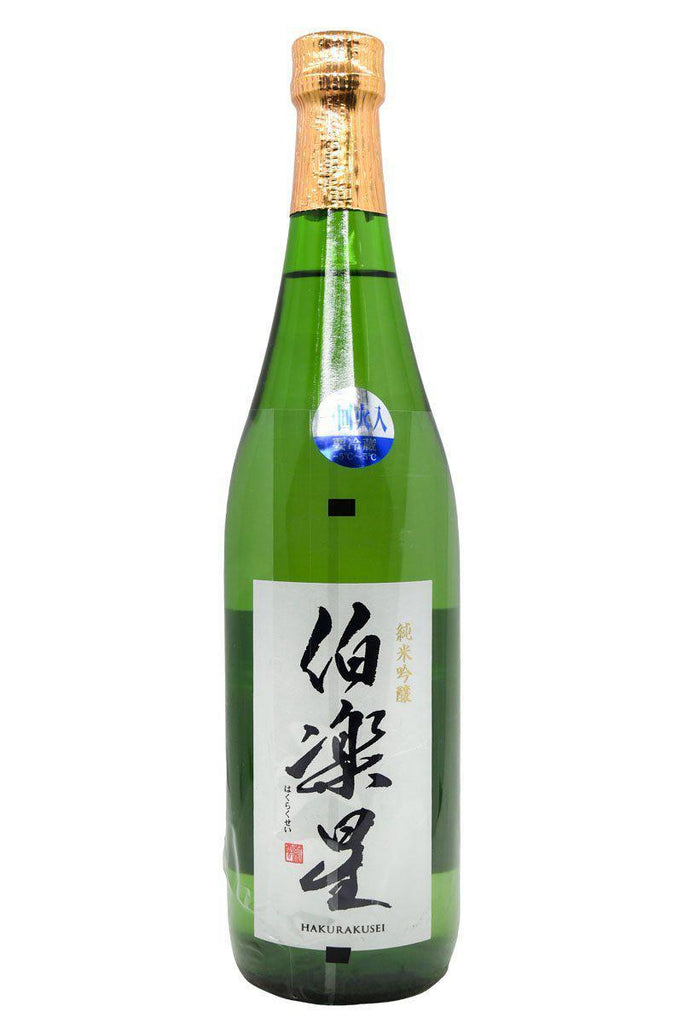 Bottle of Hakurakusei Junmai Ginjo Sake 720ml-Sake-Flatiron SF