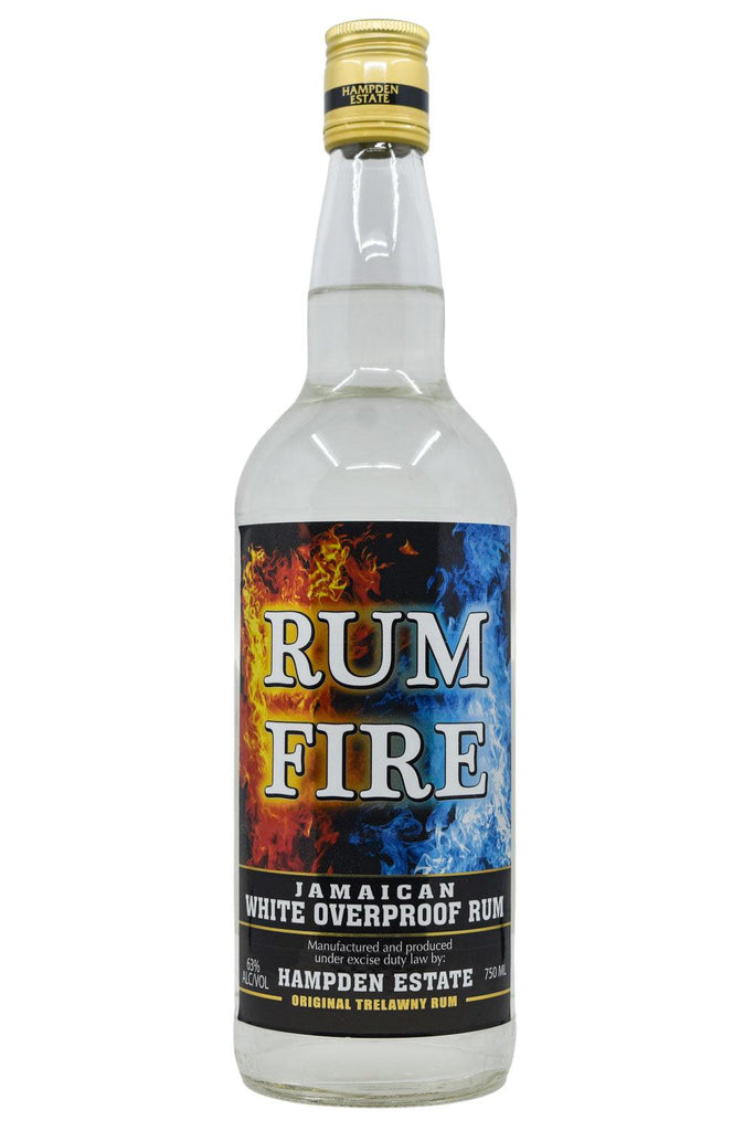 Bottle of Hampden Estate Rum Fire Overproof White Rum Jamaica-Spirits-Flatiron SF