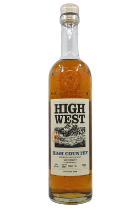 Bottle of High West High Country American Single Malt Whiskey-Spirits-Flatiron SF