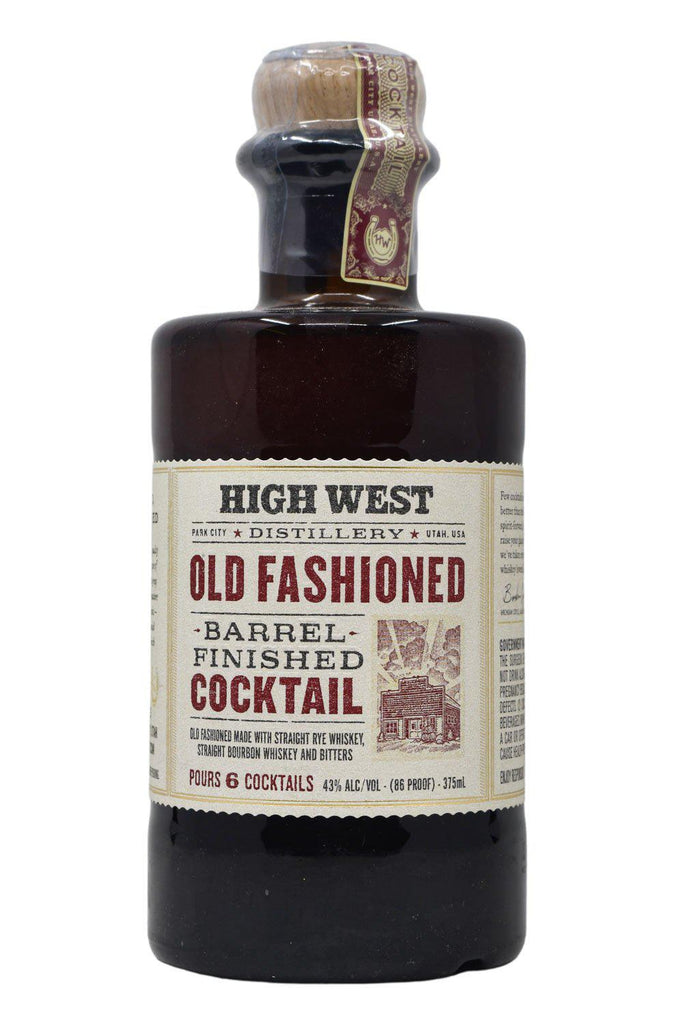 Bottle of High West Old Fashioned Barrel Finished Cocktail (375ml)-Spirits-Flatiron SF