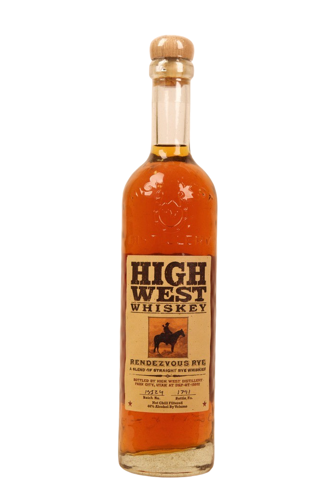 Bottle of High West Rendezvous Rye-Spirits-Flatiron SF