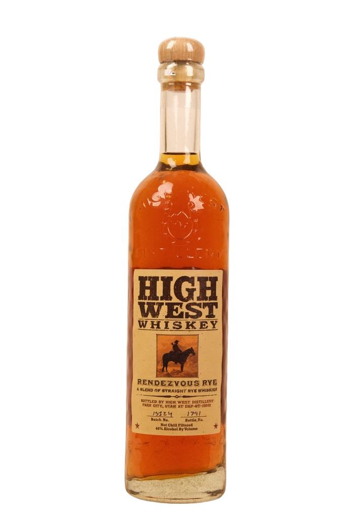 Bottle of High West Rendezvous Rye-Spirits-Flatiron SF