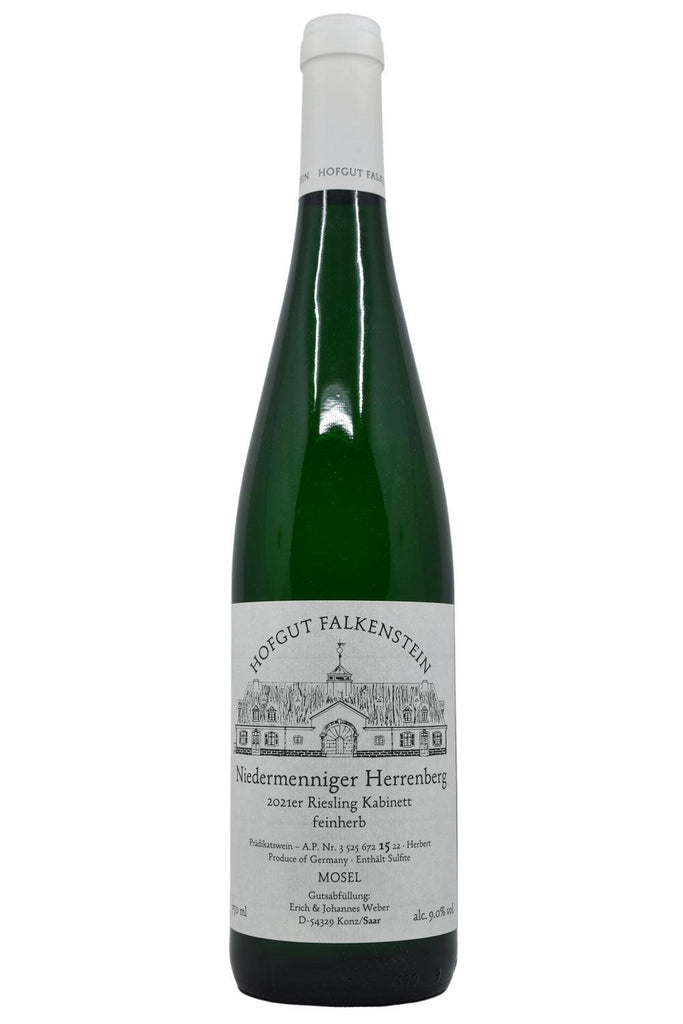 Bottle of Hofgut Falkenstein Riesling Niedermenniger Herrenberg Kabinett Feinherb Herbert 2021-White Wine-Flatiron SF