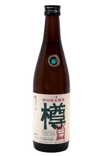 Bottle of Ichinokura Tarusake Aged Junmai-Sake-Flatiron SF