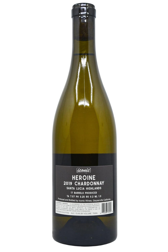 Bottle of Iconic Wines Santa Lucia Highlands Chardonnay Heroine 2019-White Wine-Flatiron SF