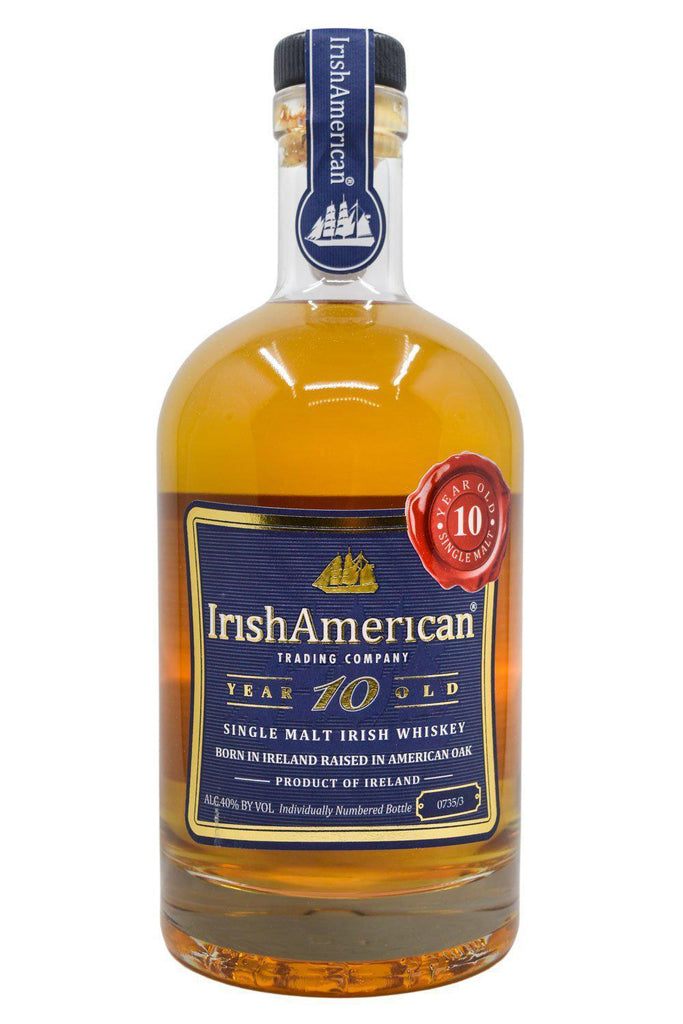 Bottle of IrishAmerican 10 Year Old Single Malt Irish Whiskey-Spirits-Flatiron SF
