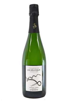 Bottle of J-M Seleque Champagne BdB Extra Brut Le Quintette NV-Sparkling Wine-Flatiron SF