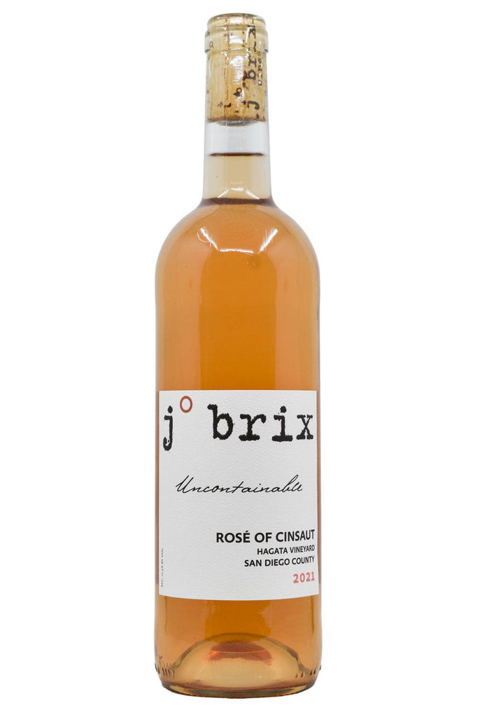Bottle of J. Brix San Diego County Rose of Cinsault Uncontainable 2021-Rosé Wine-Flatiron SF