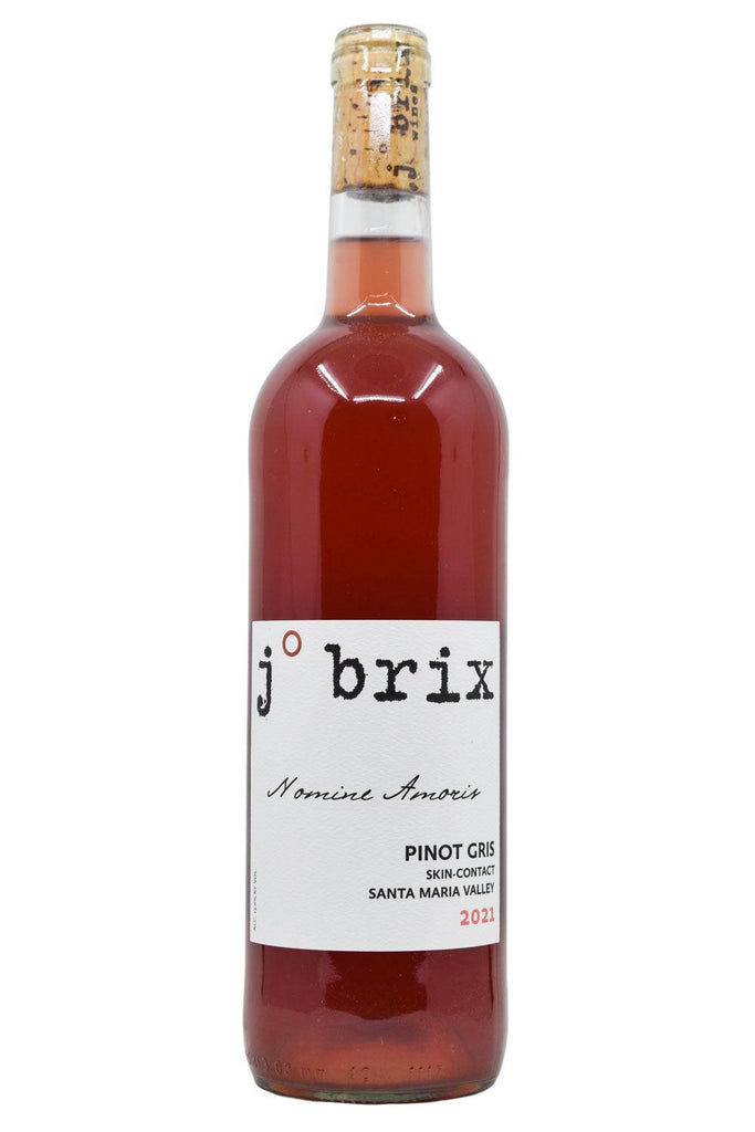 Bottle of J. Brix Skin-Contact Pinot Gris Nomine Amoris 2021-Orange Wine-Flatiron SF