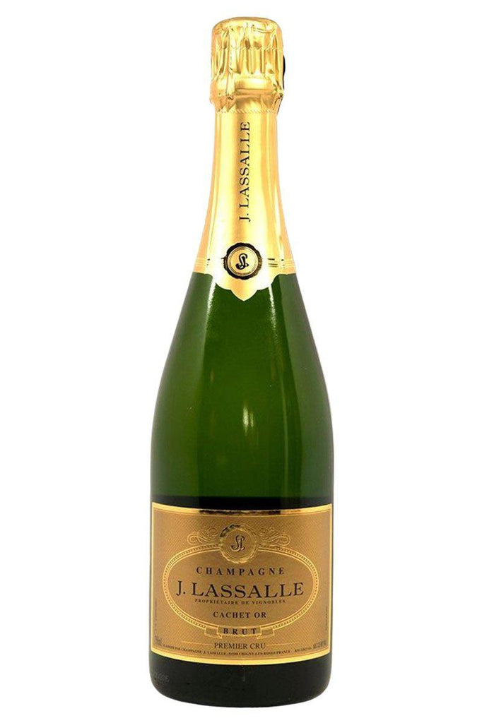 Bottle of J. Lassalle Champagne 1er Cru Brut Reserve Cachet d'Or NV-Sparkling Wine-Flatiron SF