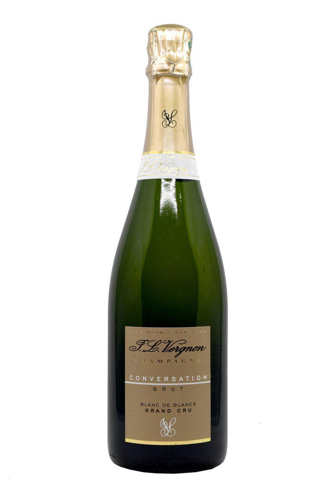 Bottle of J.L. Vergnon Champagne BdB Grand Cru Brut Conversation NV-Sparkling Wine-Flatiron SF