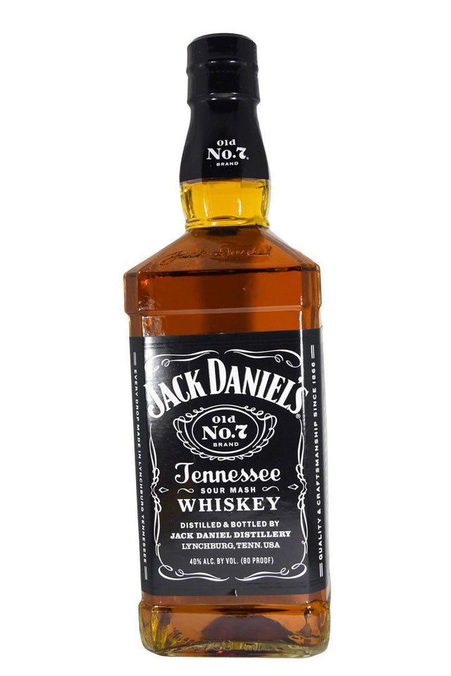 Bottle of Jack Daniel's Old No. 7 Black Label Tennessee Sour Mash Whiskey-Spirits-Flatiron SF