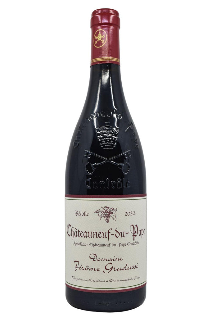 Bottle of Jerome Gradassi Chateauneuf-du-Pape 2020-Red Wine-Flatiron SF