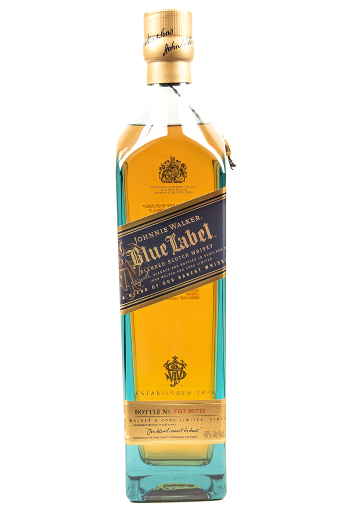 Bottle of Johnnie Walker Blue Label Blended Scotch-Spirits-Flatiron SF