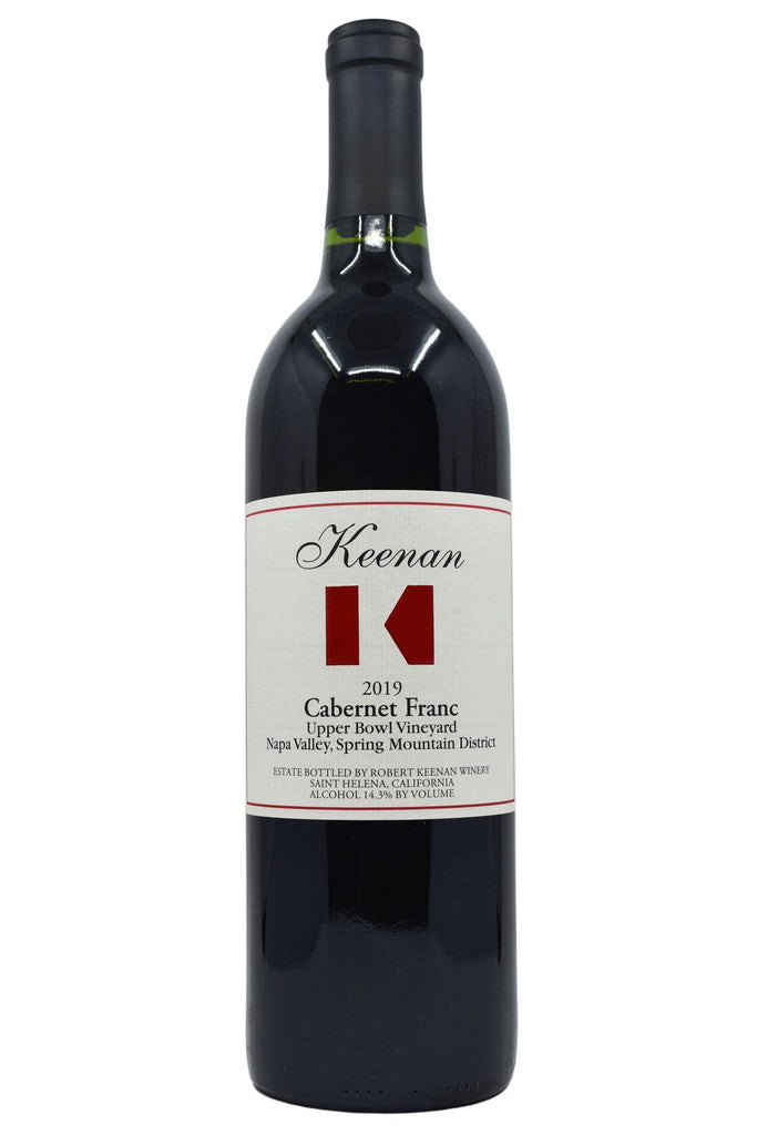Bottle of Keenan Winery Spring Mountain Cabernet Franc Upper Bowl Vineyard 2019-Red Wine-Flatiron SF