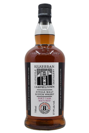 Bottle of Kilkerran (Glengyle) 8 Year Old Cask Strength Port Cask Matured-Spirits-Flatiron SF