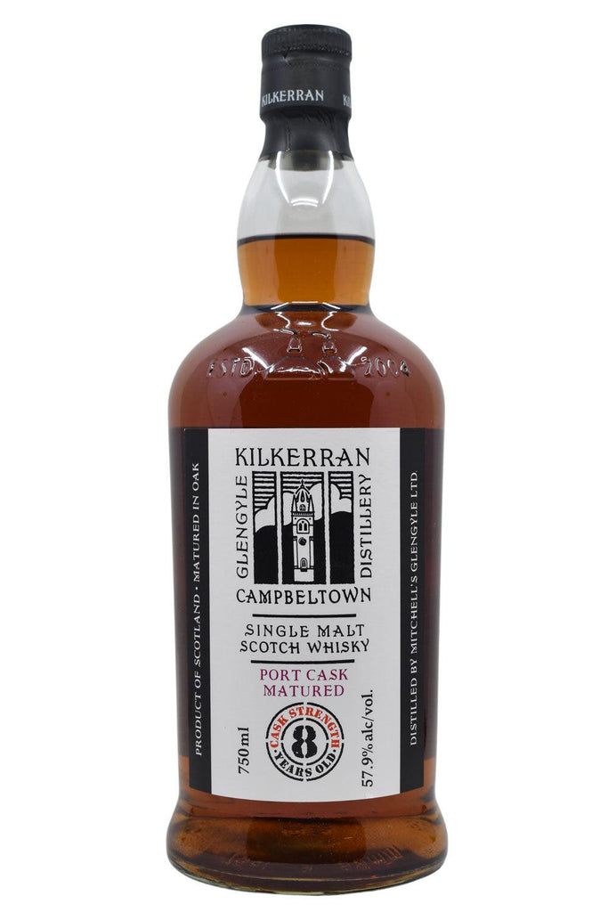 Bottle of Kilkerran (Glengyle) 8 Year Old Cask Strength Port Cask Matured-Spirits-Flatiron SF