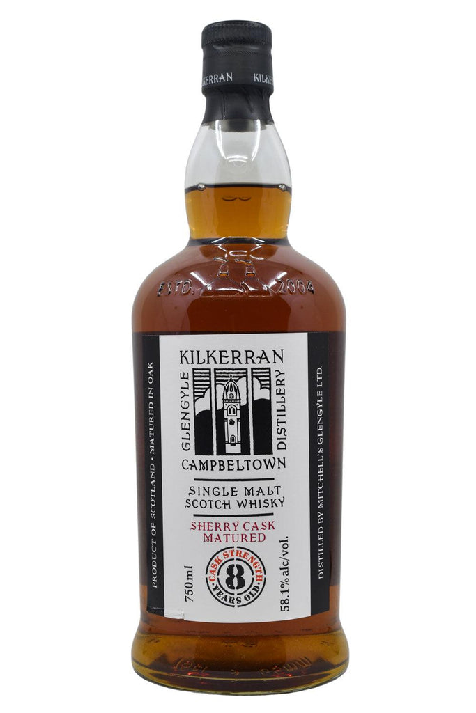 Bottle of Kilkerran (Glengyle) 8 Year Old Cask Strength Sherry Cask Matured Scotch-Spirits-Flatiron SF