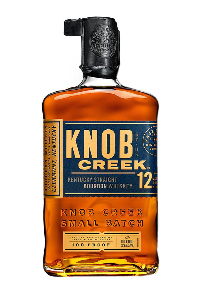 Bottle of Knob Creek 12 Year Old Kentucky Straight Bourbon Whiskey-Spirits-Flatiron SF