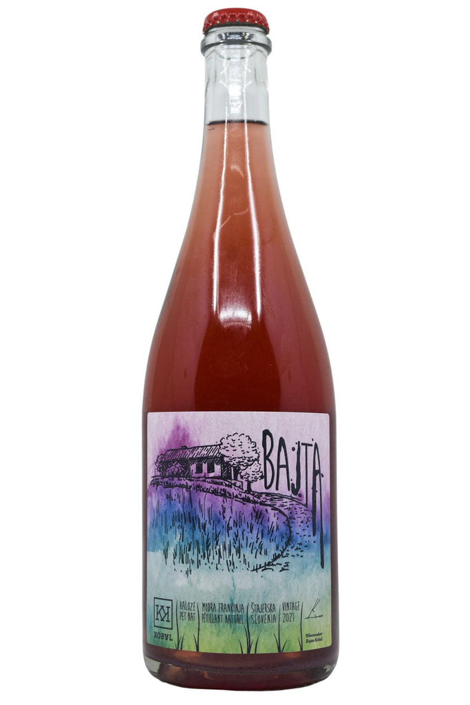 Bottle of Kobal Bajta Blaufrankisch Rose Pet Nat 2021-Sparkling Wine-Flatiron SF