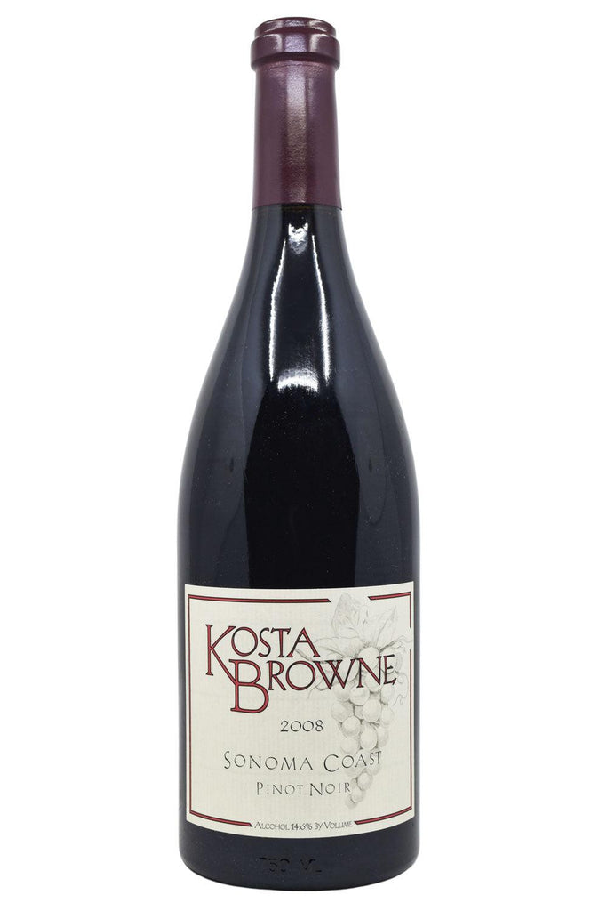 Bottle of Kosta Browne Pinot Noir Sonoma Coast 2008-Red Wine-Flatiron SF